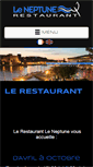 Mobile Screenshot of leneptune-collioure.com