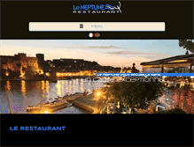 Tablet Screenshot of leneptune-collioure.com